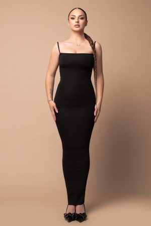 OANA SHAPING LONG DRESS