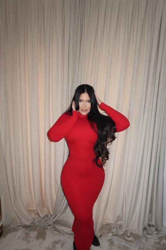 Red Valentine Shaping Dress