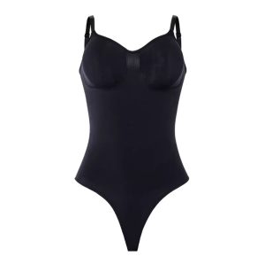 Second Skin Tanga - Ultra Modelate - Negru, M-L